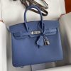 Fake Hermès Birkin Agate Blue - affordable luxury replica bag