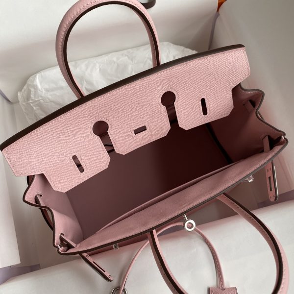 Replica Hermès Birkin Epsom Pink Silver