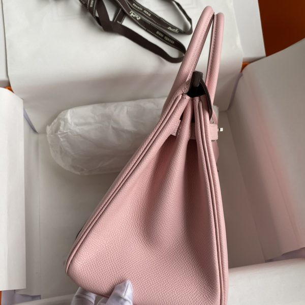 Replica Hermès Birkin Epsom Pink Silver