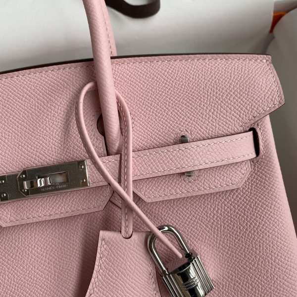 Replica Hermès Birkin Epsom Pink Silver