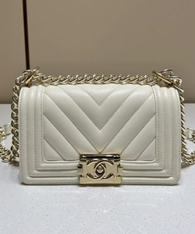 CHANEL Le Boy Small Ivory