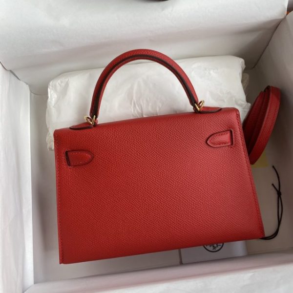 Replica Hermès Kelly Epsom Bright Red - elite factory replica handbag