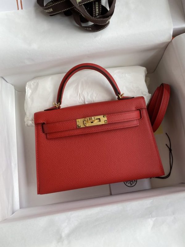 Replica Hermès Kelly Epsom Bright Red - elite factory replica handbag