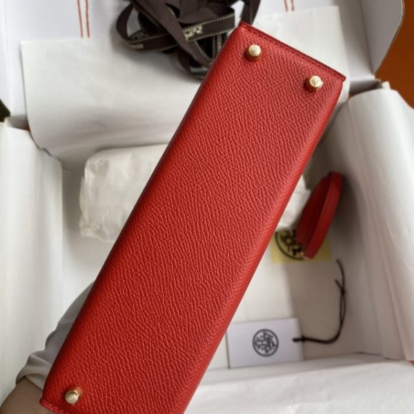 Replica Hermès Kelly Epsom Bright Red - high-end replica designer purse