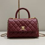 CHANEL 23P Coco Red - fake chanel coco red front view