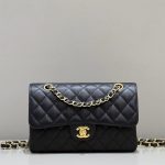 20230105_i1672860766_9009_0.jpg CHANEL Classic Flap 23cm Black Caviar - chanel medium flap dupe front view