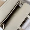 Replica Hermès Halzan White - high-end replica designer purse