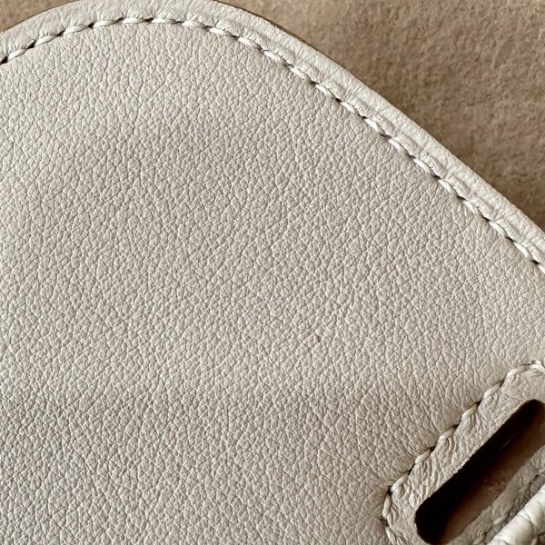 Replica Hermès Halzan White - affordable luxury replica bag