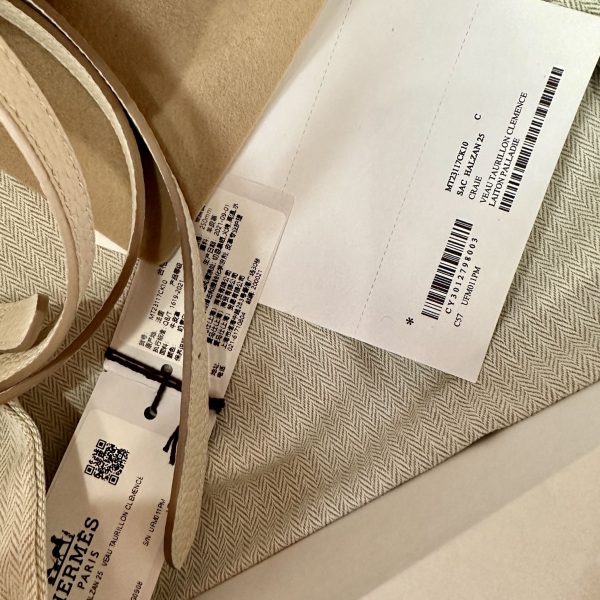 Replica Hermès Halzan White - elite factory replica handbag