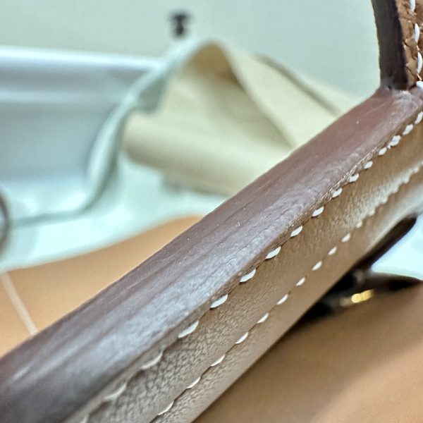 Replica Hermès Halzan Brown - 1:1 premium replica handbag