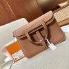 Replica Hermès Halzan Brown - 1:1 premium replica handbag