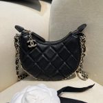 20230412_a1681284659604_0353.jpg CHANEL 23P Chain Around Crescent Hobo - chanel hobo bag dupe front view