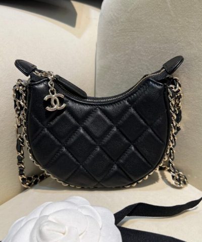 CHANEL 23P Chain Around Crescent Hobo