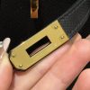 Fake Hermès Birkin Epsom Black Noir Gold - 1:1 premium replica handbag