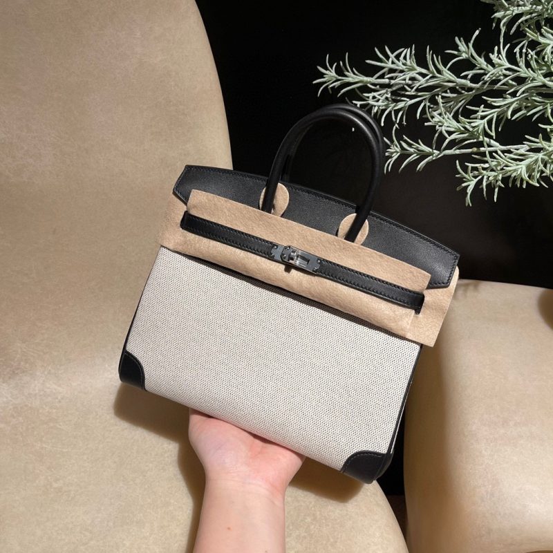 Replica Hermès Birkin Swift Black Silver - high-end replica designer purse