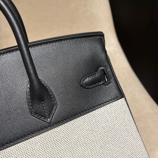 Hermes Birkin Swift Black Silver