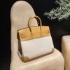 Fake Hermès Birkin Swift Marsala Brown Silver - best quality fake designer bag