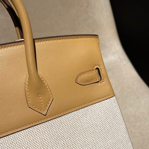 Hermes Birkin Swift Marsala Brown Silver