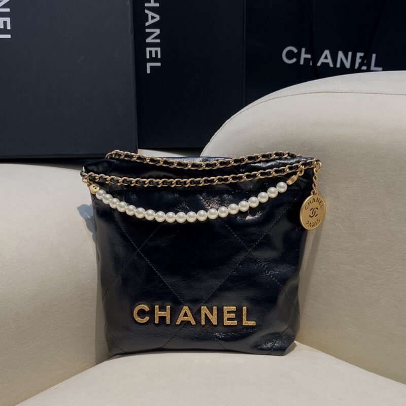 20230428_i1682672956_3141_0.jpg CHANEL 23s Mini Garbage Bag Black - chanel garbage bag black dupe front view