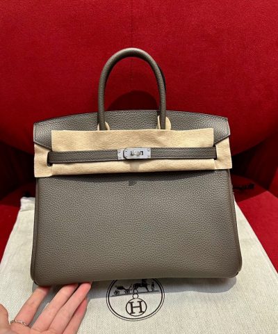 Replica Hermès Birkin Pewter Gray Togo - affordable luxury replica bag