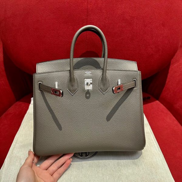 Replica Hermès Birkin Pewter Gray Togo - 1:1 premium replica handbag