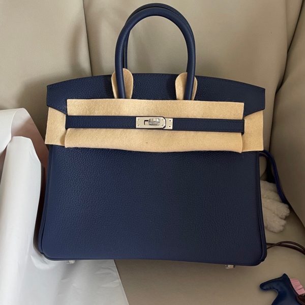 Replica Hermès Birkin Sapphire Blue Togo - affordable luxury replica bag