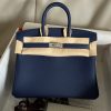 Fake Hermès Birkin Sapphire Blue Togo - premium superclone handbag