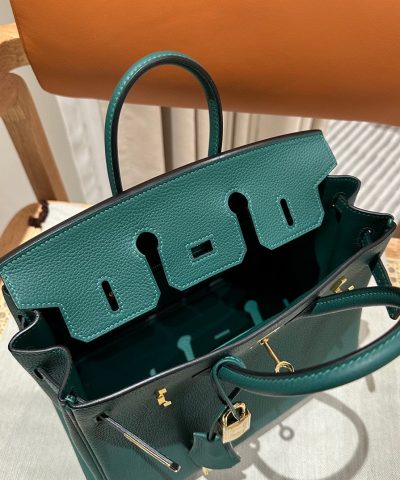 Fake Hermès Birkin Peacock Green Togo - premium superclone handbag