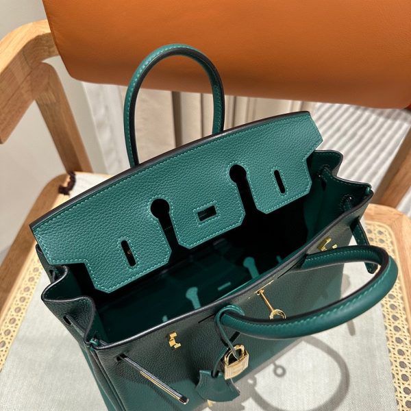 Replica Hermès Birkin Peacock Green Togo