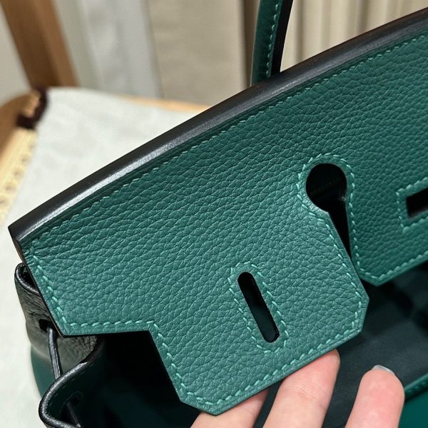 Replica Hermès Birkin Peacock Green Togo