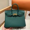 Fake Hermès Birkin Peacock Green Togo - elite factory replica handbag