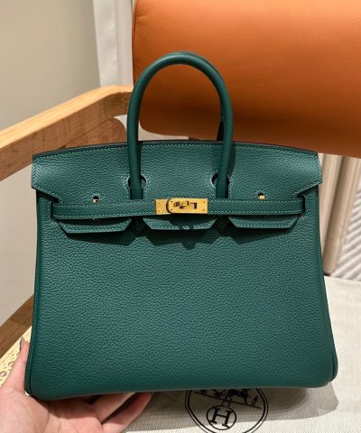 Fake Hermès Birkin Peacock Green Togo - elite factory replica handbag