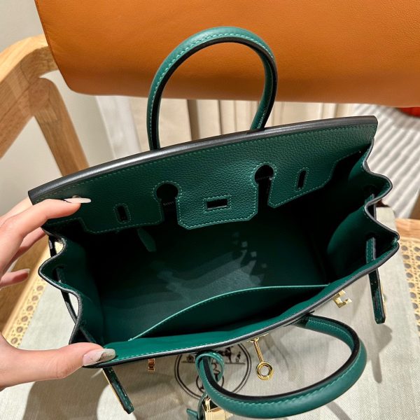 Replica Hermès Birkin Peacock Green Togo