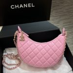 20230620_i1687251479_3498_0.jpg CHANEL 23P Crescent Bag Pink - fake chanel crescent pink front view