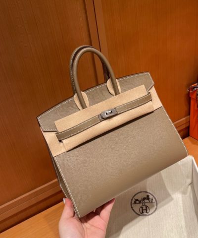Fake Hermès Birkin Epsom Elephant Grey - affordable luxury replica bag