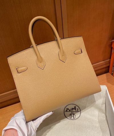 Replica Hermès Birkin Epsom Marsala Brown - premium superclone handbag