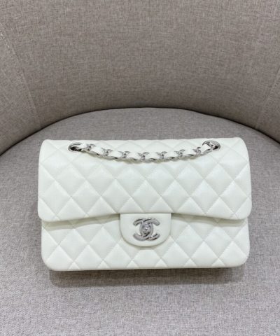 CHANEL Classic Flap 23cm White