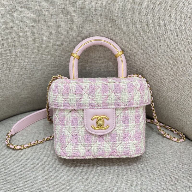 20230722_i1690030644_8833_0-2.jpg-2 CHANEL Tweed Handle Crush Small Purple - chanel tweed replica front view