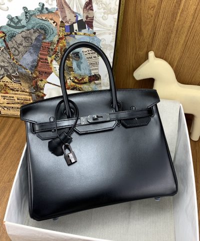 Replica Hermes Birkin Royal Box Black - affordable designer bags