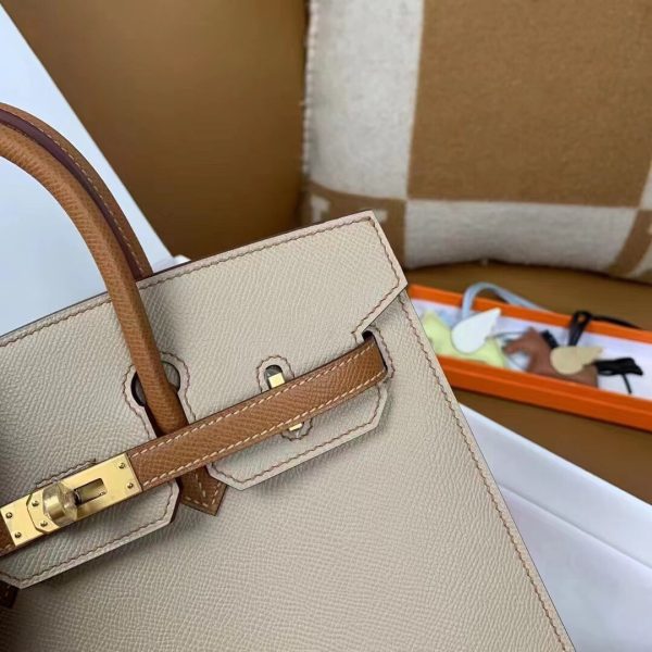 Replica Hermès Birkin Trench Brown Frosted - premium superclone handbag