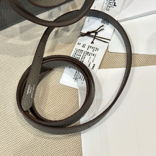 Replica Hermès Halzan Dark Grey - high-quality designer bag dupe