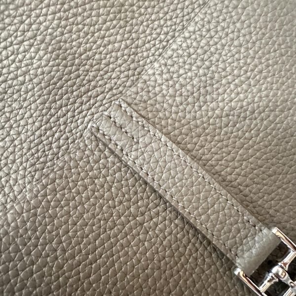 Replica Hermès Halzan Dark Grey