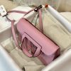Fake Hermès Halzan Pink - high-end replica designer purse
