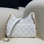 CHANEL 23c Hobo Small White - chanel hobo small white dupe detail 3