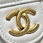 CHANEL 23c Hobo Small White - chanel hobo small white dupe detail 8