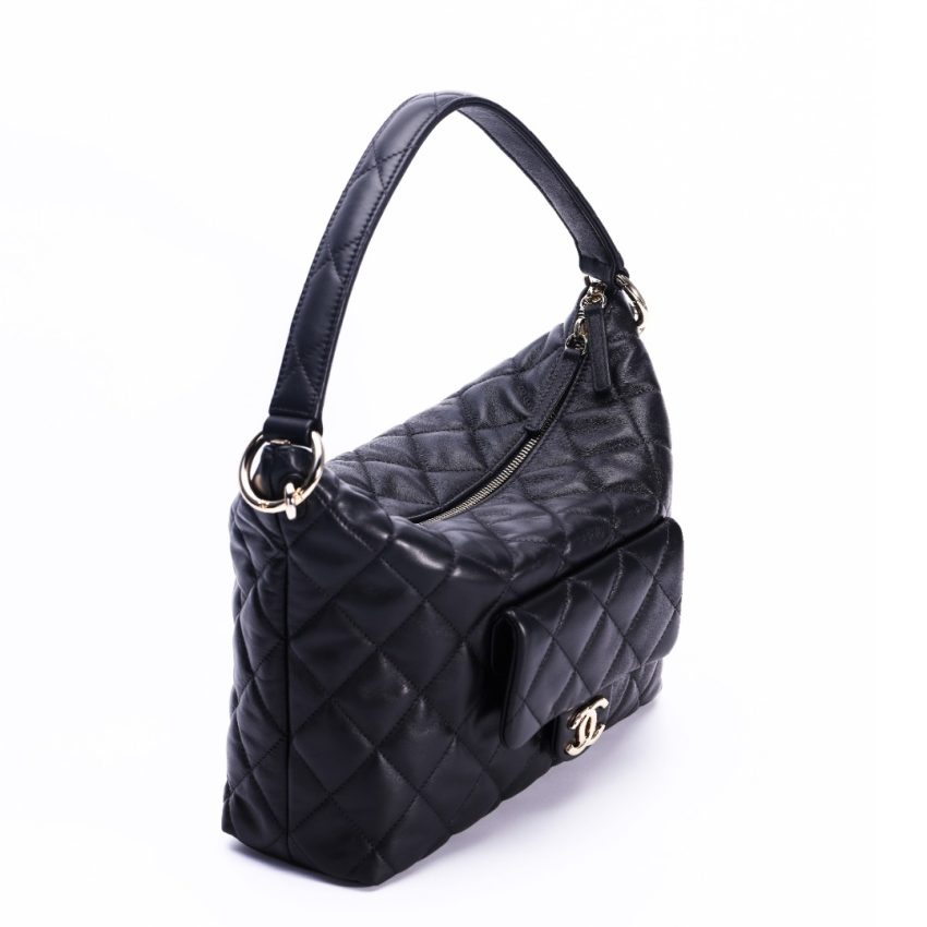 49606_g2 CHANEL 23B Hobo Underarm Bag - chanel 23b hobo underarm replica detail 2