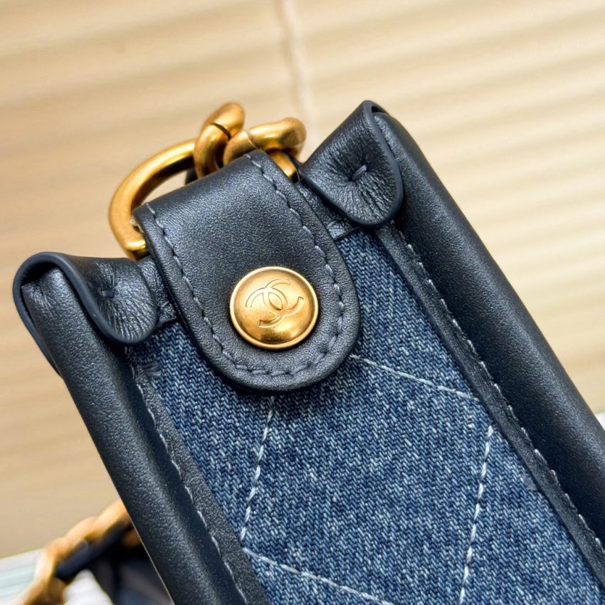 49608_g3 CHANEL 23c Hobo Small Denim - fake chanel hobo denim detail 3