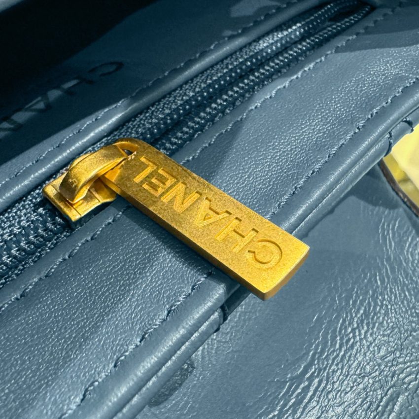 49609_g1 CHANEL 23k Kelly Grey-Blue - chanel kelly grey blue replica detail 1