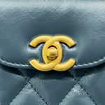 49609_g3 CHANEL 23k Kelly Grey-Blue - chanel kelly grey blue replica detail 3