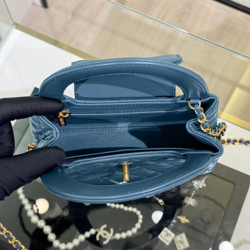 49609_g4 CHANEL 23k Kelly Grey-Blue - chanel kelly grey blue replica detail 4